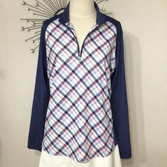 SanSoleil Long Sleeve UV Golf Top - Picture 9 of 13